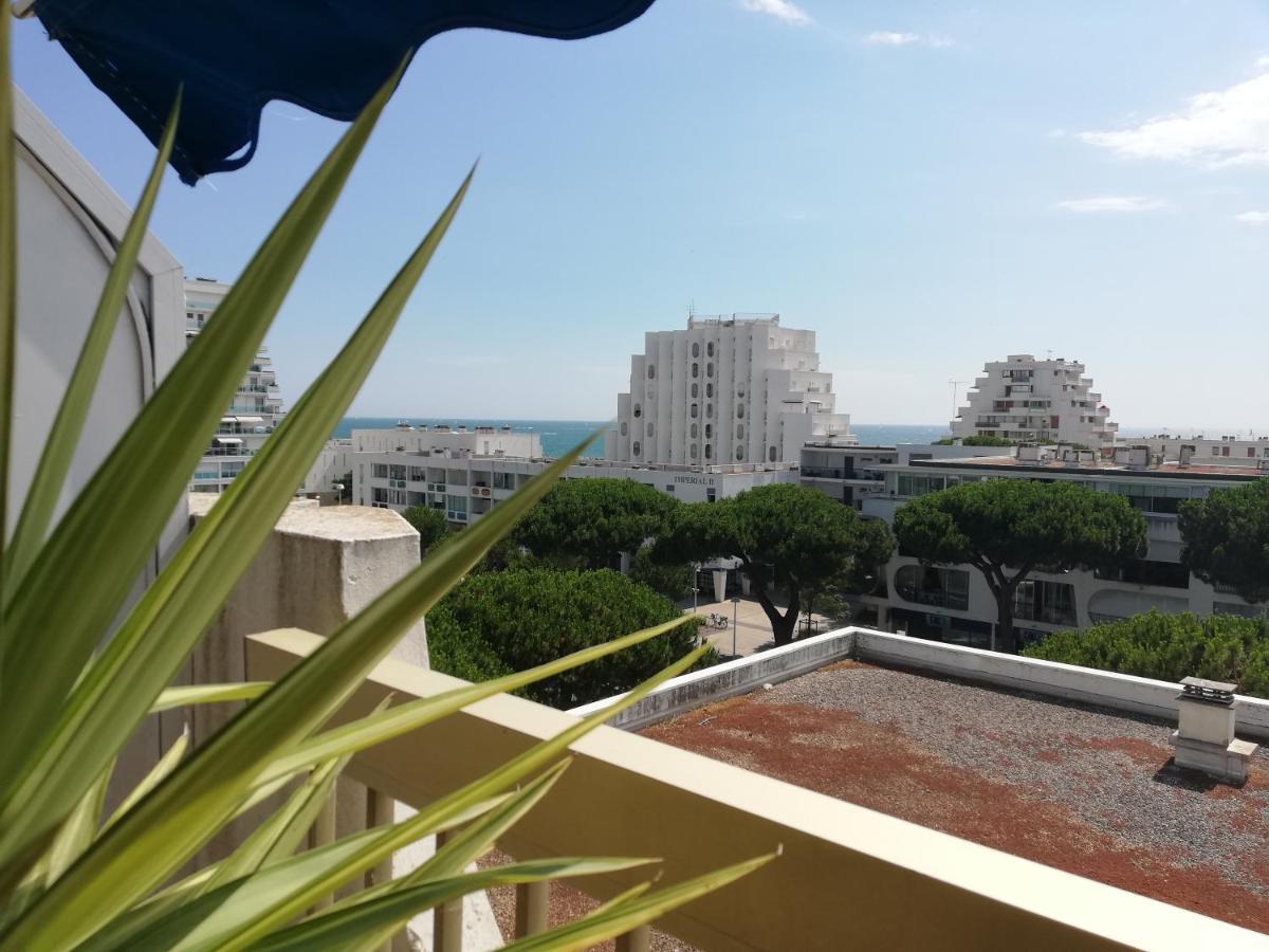 Le Semaphore - Studio Climatise, Grande Terrasse Vue Mer - Parking, Wifi La Grande-Motte Kültér fotó