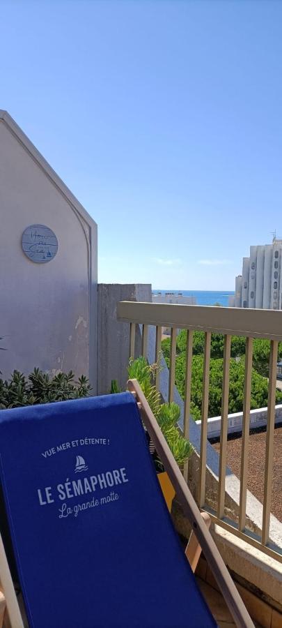 Le Semaphore - Studio Climatise, Grande Terrasse Vue Mer - Parking, Wifi La Grande-Motte Kültér fotó