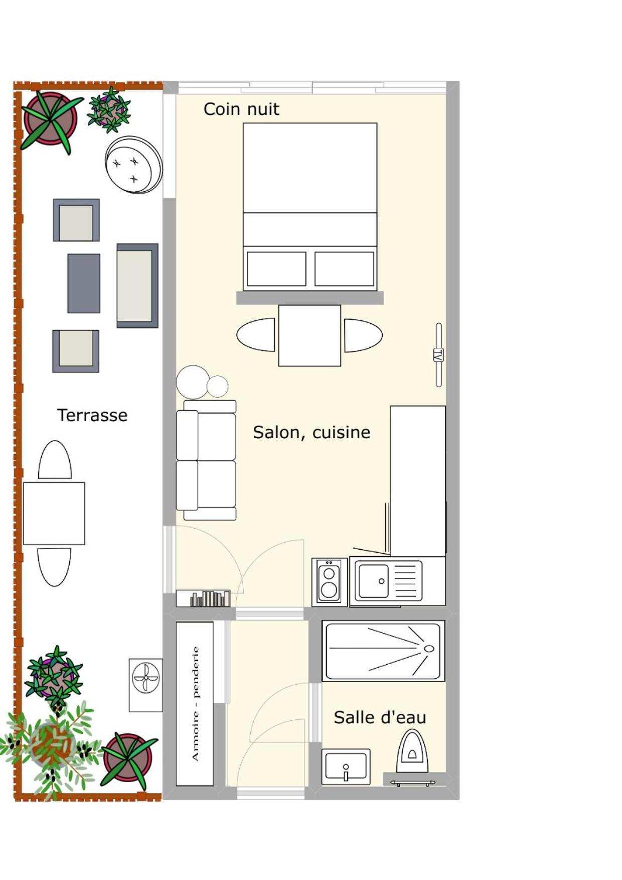 Le Semaphore - Studio Climatise, Grande Terrasse Vue Mer - Parking, Wifi La Grande-Motte Kültér fotó